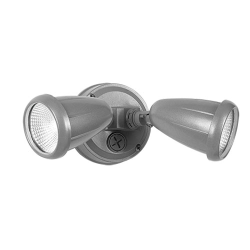 ILLUME TWIN EXTERIOR SPOT 2x10wLED IP44 SILVER 5000K 1600Lm