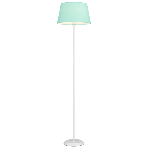 JAXON FLOOR LAMP 25wE27max H:1480 D:360 WHITE/GREEN Foot Switch