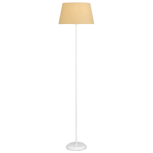 JAXON FLOOR LAMP 25wE27max H:1480 D:360 WHITE/WHEAT Foot Switch
