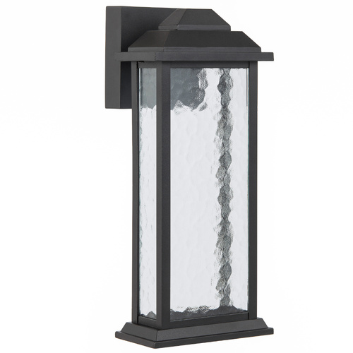 JOVARO 38 EXTERIOR 12wLED 3000K P140 W165 H380 730Lm BLACK SAND/ WATER GLASS