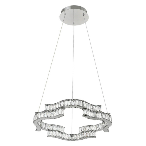 JURA 1 TIER PENDANT 50wLED DIM W/RMOTE 5000LM 2.5m cab 3300K-4200K-6500KCHROME