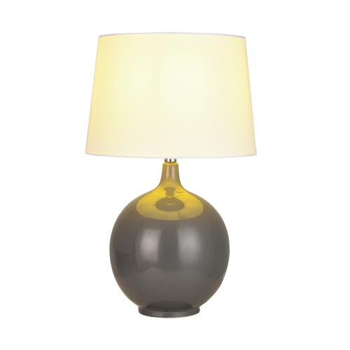 Jelina Table Lamp Grey Ceramic Base
