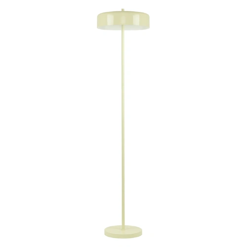 FLOOR ES Metal Glossy Cream DRUM Shade OD350 mm H1500 mm RND Base