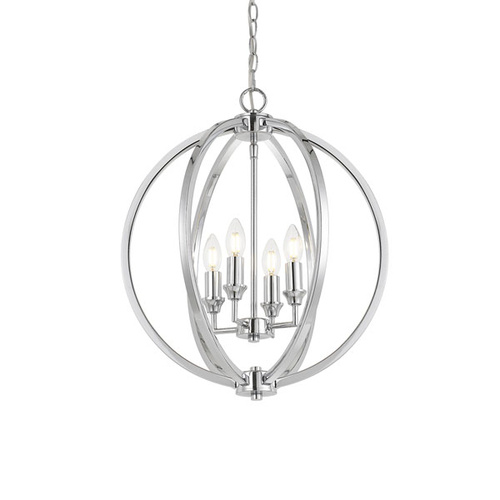 KENDALL PENDANT 4 x 25wE14 D:470 H:590 C:2M CHROME