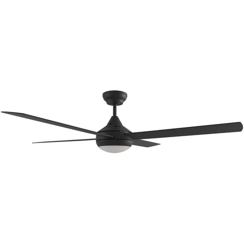 Kestrel DC 52" Black Steel Body ABS Blades - LED