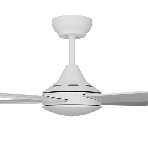 Kestrel DC 52" White Steel Body ABS Blades - No Light