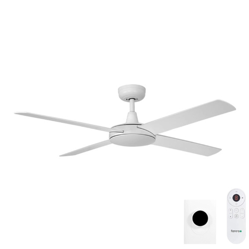 Fanco Eco Silent DC - 52'' (132cm) - White (M) - White (B) - Remote & Wall Control