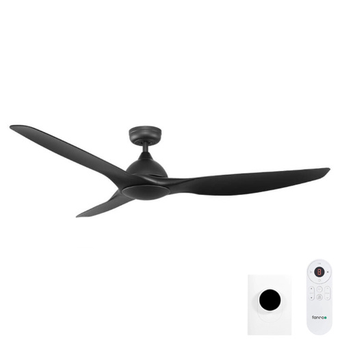 Fanco Horizon DC - 64'' (163cm) - Black (M) - Black (B) - Remote & Wall Control