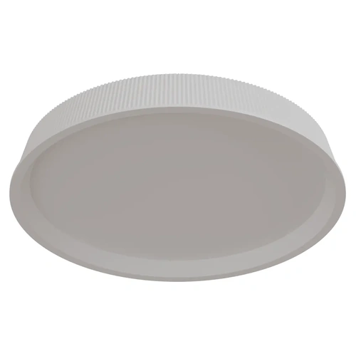 Kinglet 450mm Ribbed LED 36W CTC/Oyster Tri Colour Dimmable White IP20