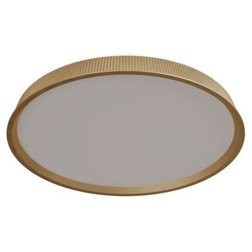 Kinglet 630mm Ribbed LED 75W CTC/Oyster Tri Colour Dimmable Gold IP20