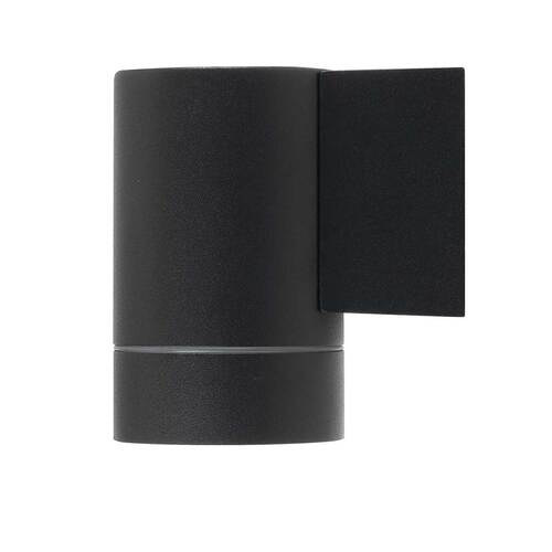 KMAN EX1 WALL LAMP 6wGU10max  H:105D:65 P:95 IP54 BLACK - GLOBE NOT INCLUDED