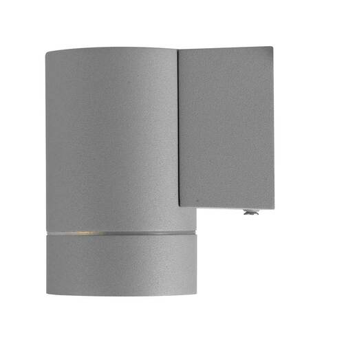 KMAN EX1 WALL LAMP 6wGU10max  H:105D:65 P:95 IP54 SILVER - GLOBE NOT INCLUDED