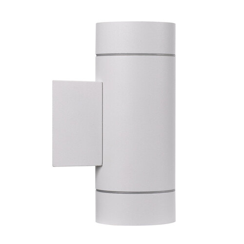 KMAN EX2 WALL LAMP 2x6wGU10max H:160 D:65 P:95 IP54 WHITE - GLOBES NOT INCLUDED