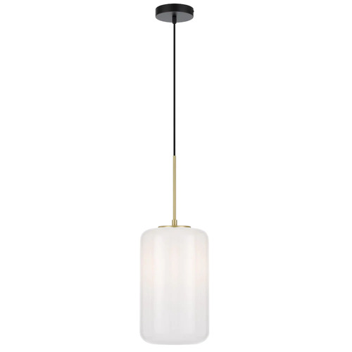 KOROVA MEDIUM PENDANT 25wE27max D:210 H:340 cab:2m BRASS MATT/OPAL