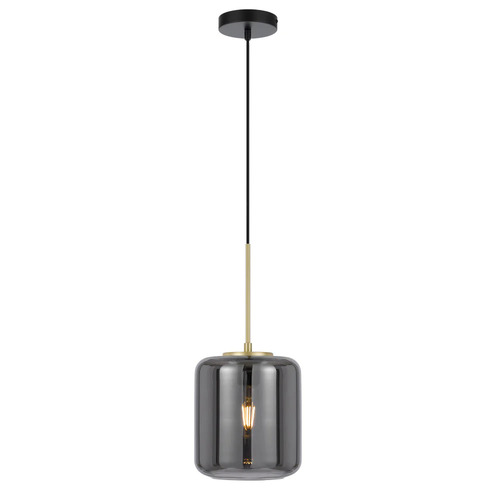 KOROVA SMALL PENDANT 25wE27max D:210 H:230 cab:2m BRASS MATT/SMOKE