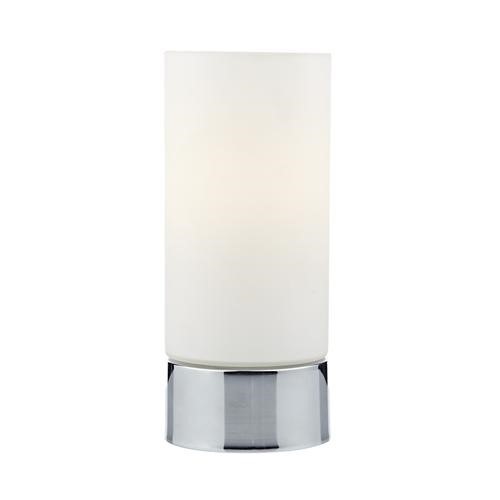 Kayne Chrome And White Led Touch Lamp