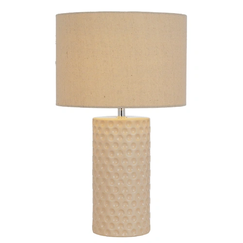 LAMAR CERAMIC TABLE LAMP 25wE27max H:470 D:280 CREAM