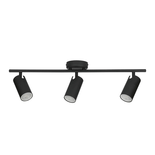 SPOT 3 x GU10 Three Head ADJ BLK IP20 RND BASE L600mm x H110mm Barrel OD55mm