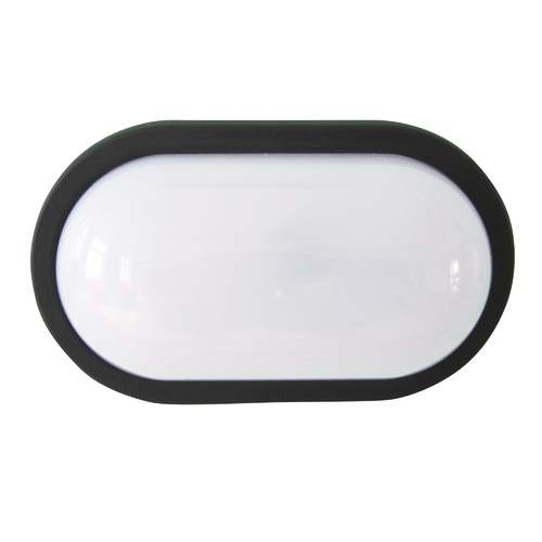 KOMBI LED OVAL BULKHEAD BLACK 4000K