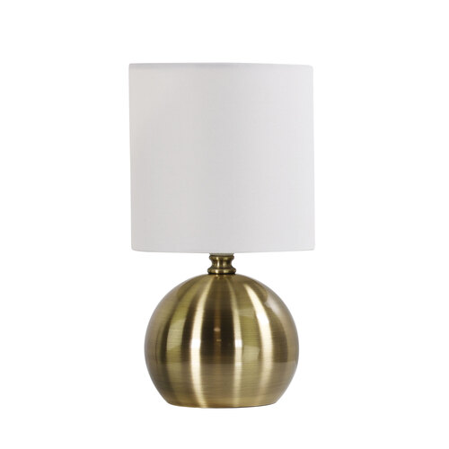 LOTTI TOUCH LAMP ANTIQUE BRASS ON / OFF