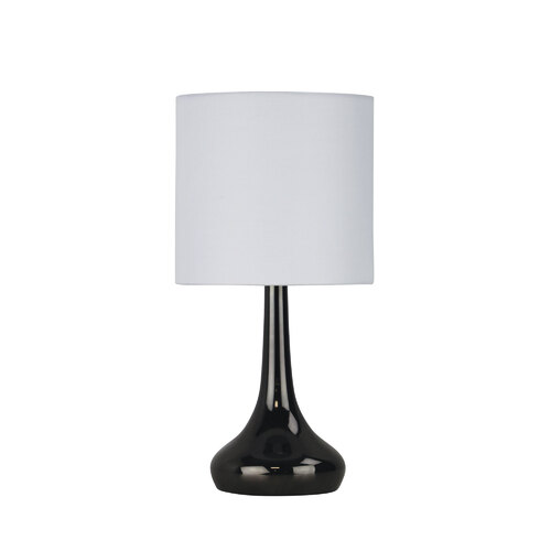 LOLA TOUCH LAMP GUNMETAL now ON / OFF