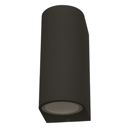 Curvo Up/Down Exterior Wall Light Black