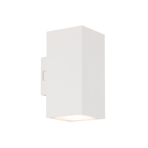 LORSA 2 LIGHT WALL LAMP 2*9w 3CCT Ra>90 PF>0.8 SP1.5K WHITE H162 W78 P99 HW IP65