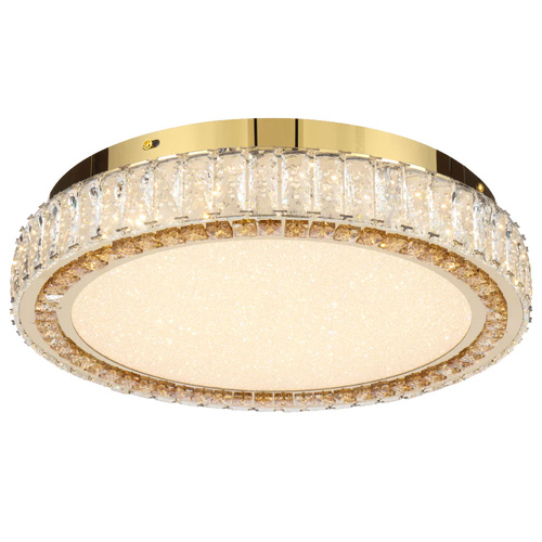 LUCENT 40CM OYSTER 64wLED 3CCT (3300K-4200K-6500K) H90 REMOTE GOLD/CLEAR/AMBER
