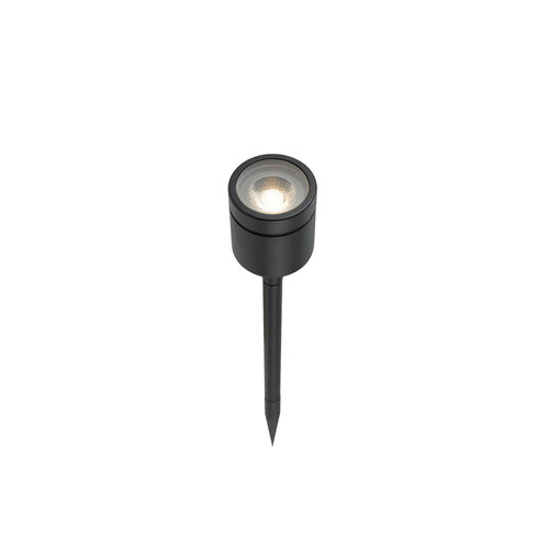 LUC 3w 8~26v SPIKE SPOT LIGHT 280Lm 3000K 8~26volt D:33H:360 BLACK IP65 45 degree