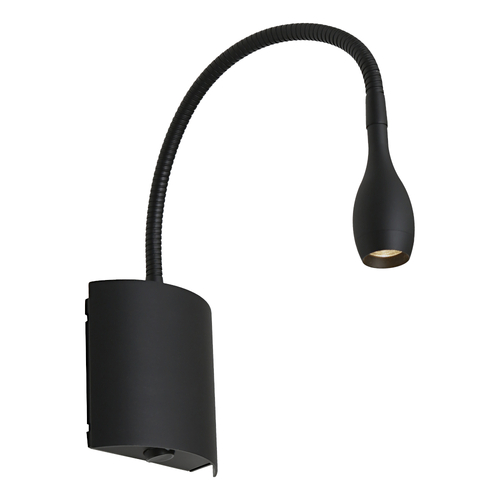 LUND LED WALL LIGHT BLACK