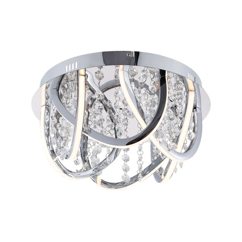 LUXIA CTC 24wLED 4000K D380 H185 DIM+RGB BY RMTE 1040LM CHROME/CRYSTAL