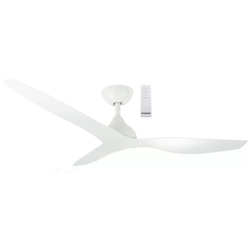 Avoca 1220mm 3 ABS Blade DC WIFI & Remote Control Ceiling Fan Only Matt White
