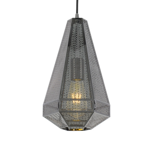 MAGNUS 35 PENDANT 25wE27max  D200 H335 GUNMETAL - BLK CLOTH cable1.5