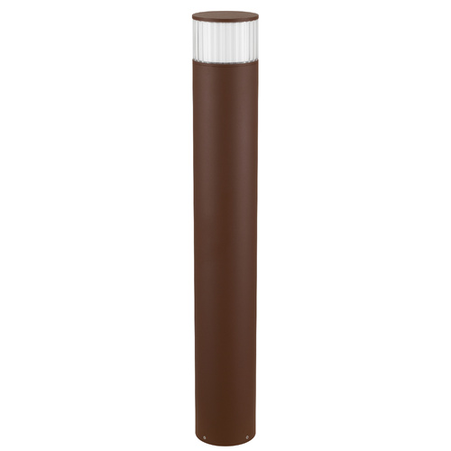 MALABO LED BOLLARD 240V/ 24V 12w LED 3000K D:130 H:900 IP65 cab. 30cm RUSTY SAND