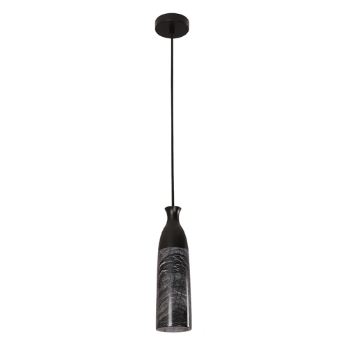 PENDANT ES Grey Marble w/Black Highlight CYLINDER OD90mm
