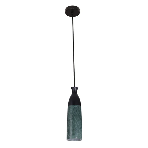 PENDANT ES Green Marble w/Black Highlight CYLINDER OD90mm
