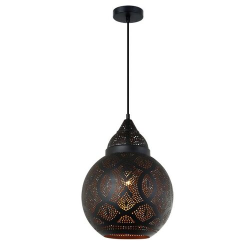 PENDANT ES Black BELL OD300mm w/Gold