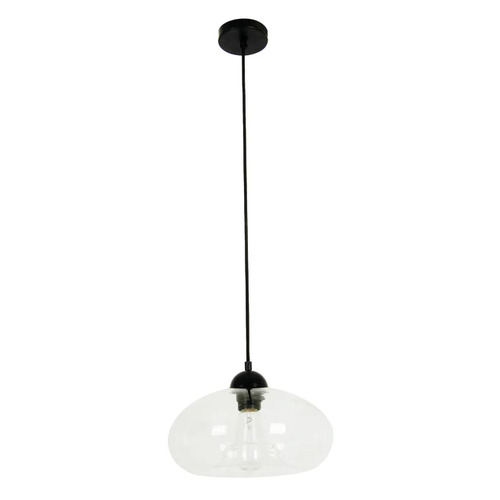 PENDANT ES Clear Glass OVAL OD275mm