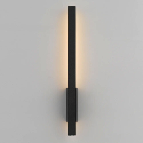 MASTO EXTERIOR WALL LAMP 8wLED nonDIM H:500 W:50 P:55 IP54 BLACK/ OPAL 3000K 360Lm
