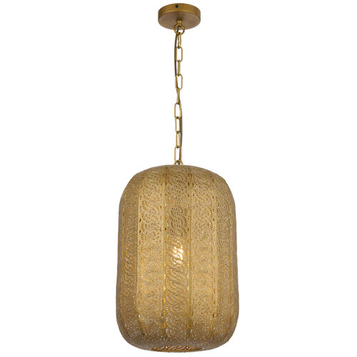 MASYA PENDANT 25wE27max D310 H490 chain 2m cab. brown ANTIQUE BRASS