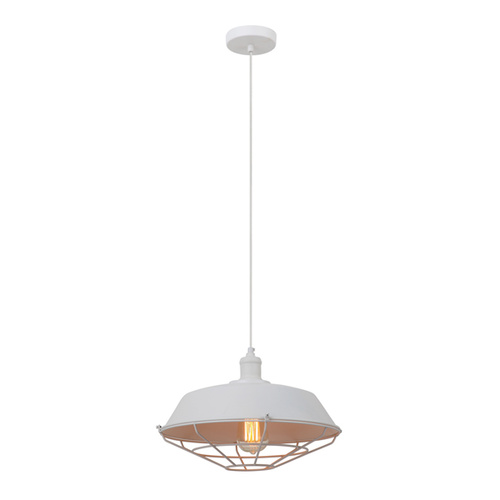 PENDANT ES Wh DOME w/cage OD360mm