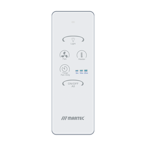 Remote Control Kit to Suit 3 in 1 Bathroom Heater Exhaust Fan
