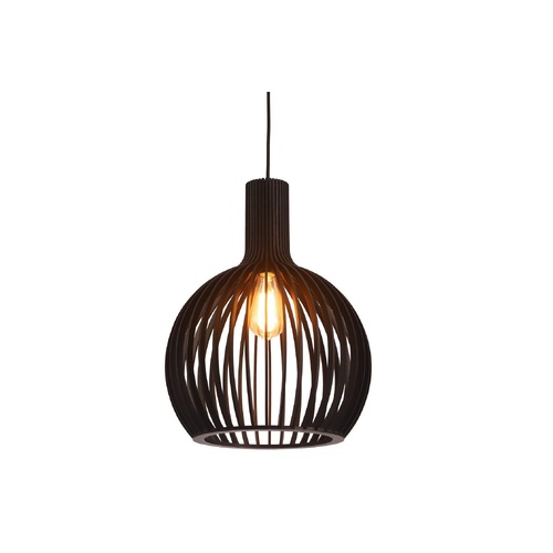 Boaz M B 1 Light Medium 35cm E27 Pendant Black