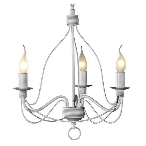 Candice P3 WHT 3 Light E14 Pendant White