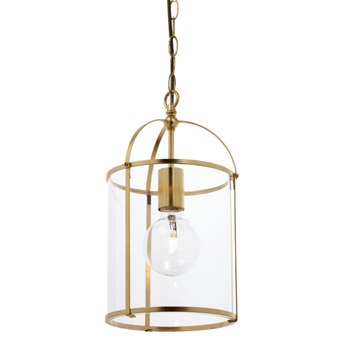Isabella GLD 1 light 21cm E27 Lantern Gold Leaf