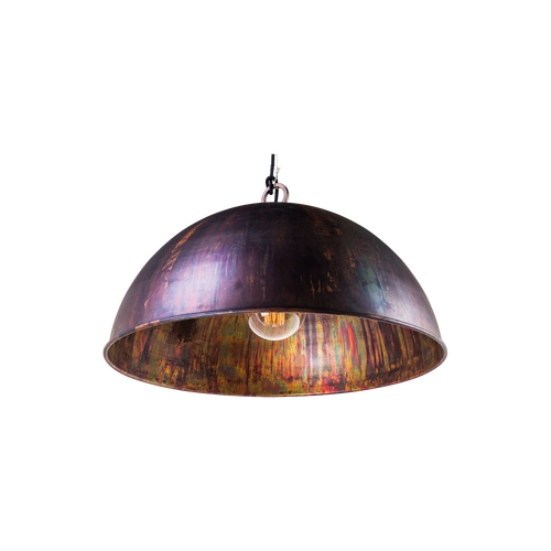 Kingston 1 Light Small 35CM E27 Dome Pendant Acid Copper Wash
