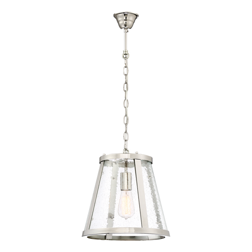 Lauren P1 SN 1 Light Medium 33cm E27 Pendant Satin Nickel