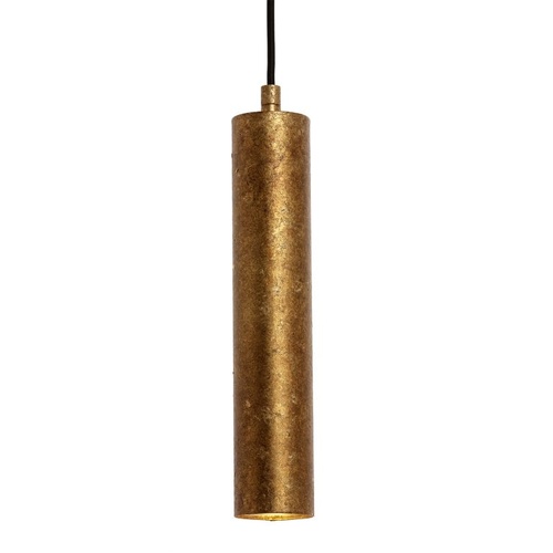 Toress 30cm GLD 1 Light Small GU10 Pendant Aged Gold Leaf