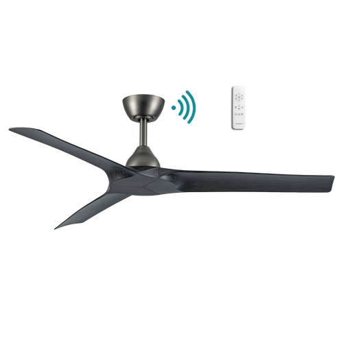 Alpine DC 1320mm 3 ABS Blade WIFI & Remote Control Ceiling Fan Only Pewter/Charcoal