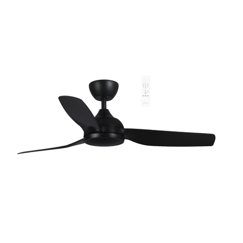 Daytona IP55 1320mm 3 ABS Blade DC WIFI & Remote Control Ceiling Fan Only Matt Black 